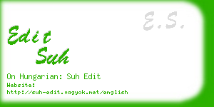 edit suh business card